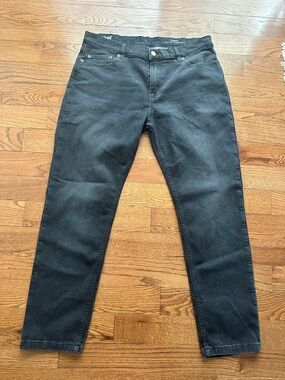 Mugsy Jeans Men’s 38x32 Black Mags Stretch Denim Straight Leg FLX4NKG